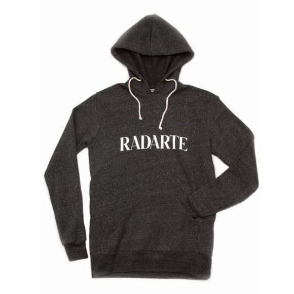 Rodarte Tops - Rodarte “Radarte” Charcoal Hoodie Sweatshirt Sz S